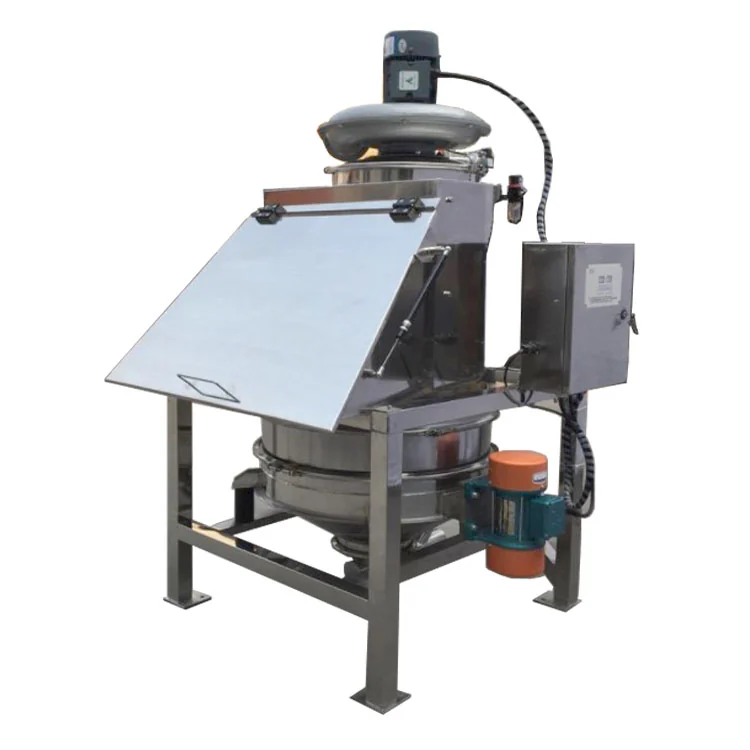Stainless steel powder feeding station