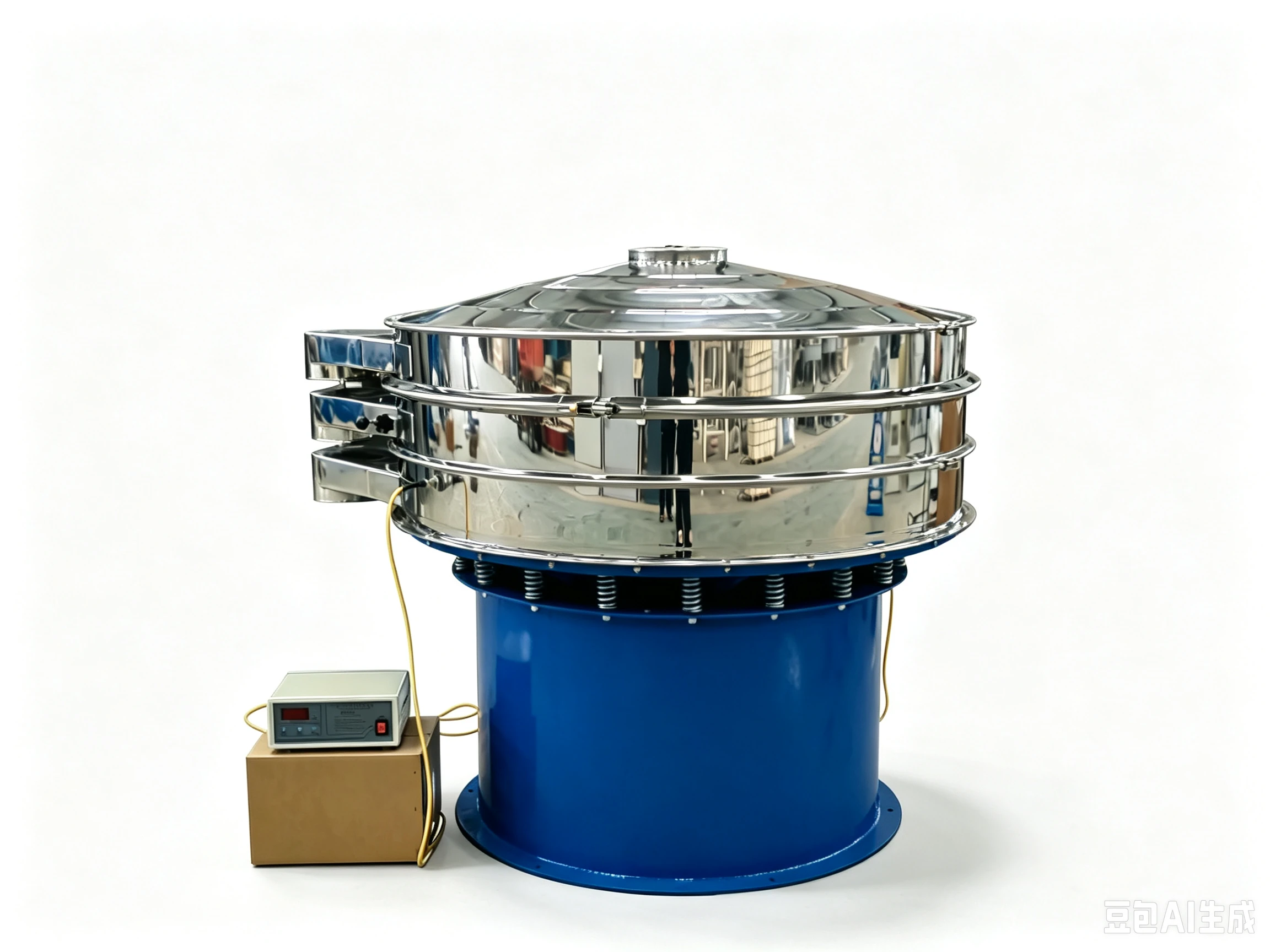 Ultrasonic vibrating screen